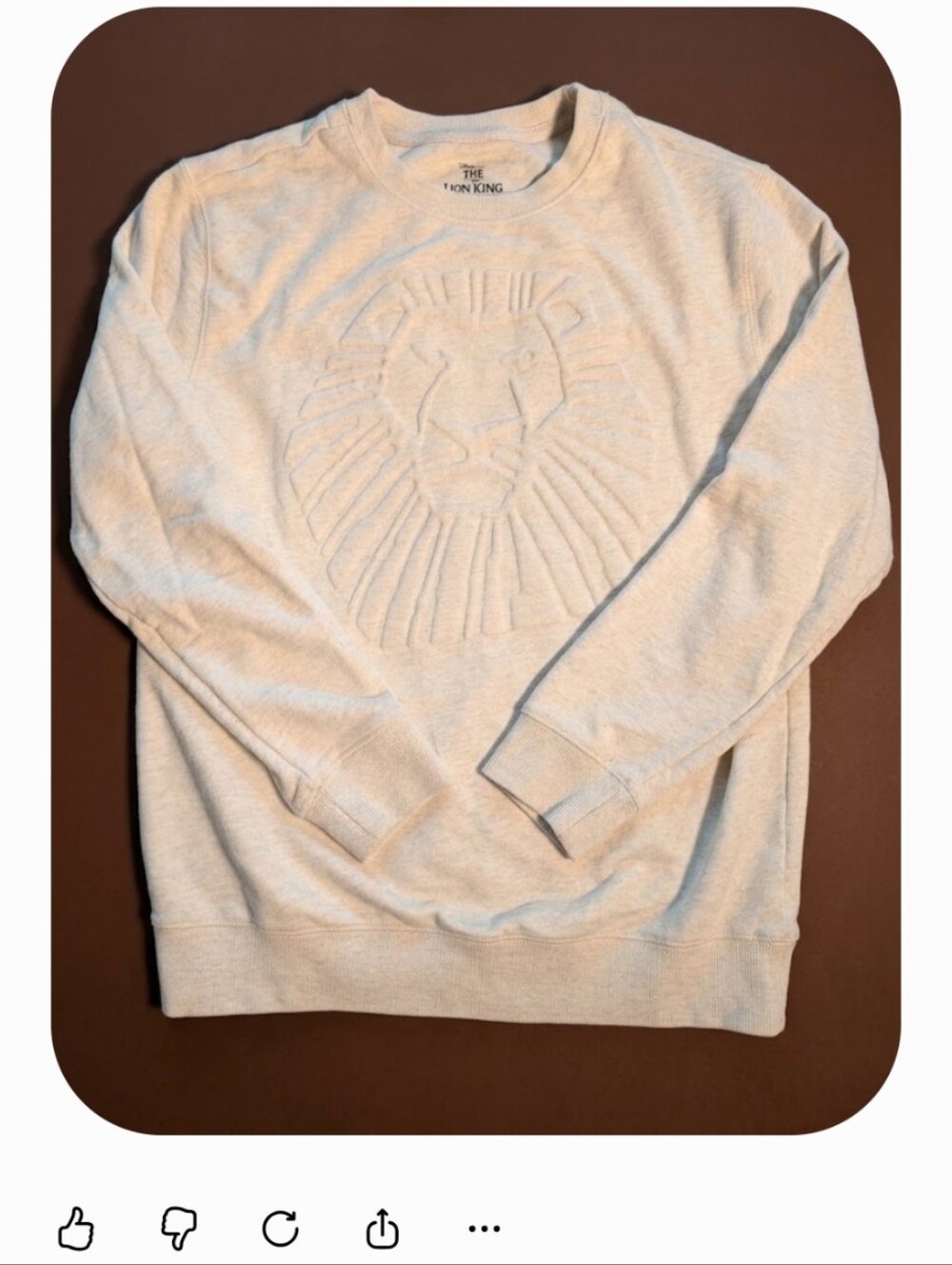Disney The Lion King Crewneck Sweatshirt Women's Medium Never Worn